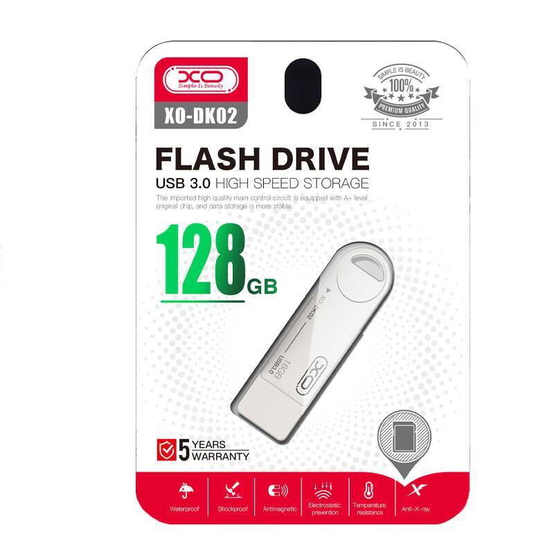 XO Silver DK02 USB3.0 Rotating Memory Stick