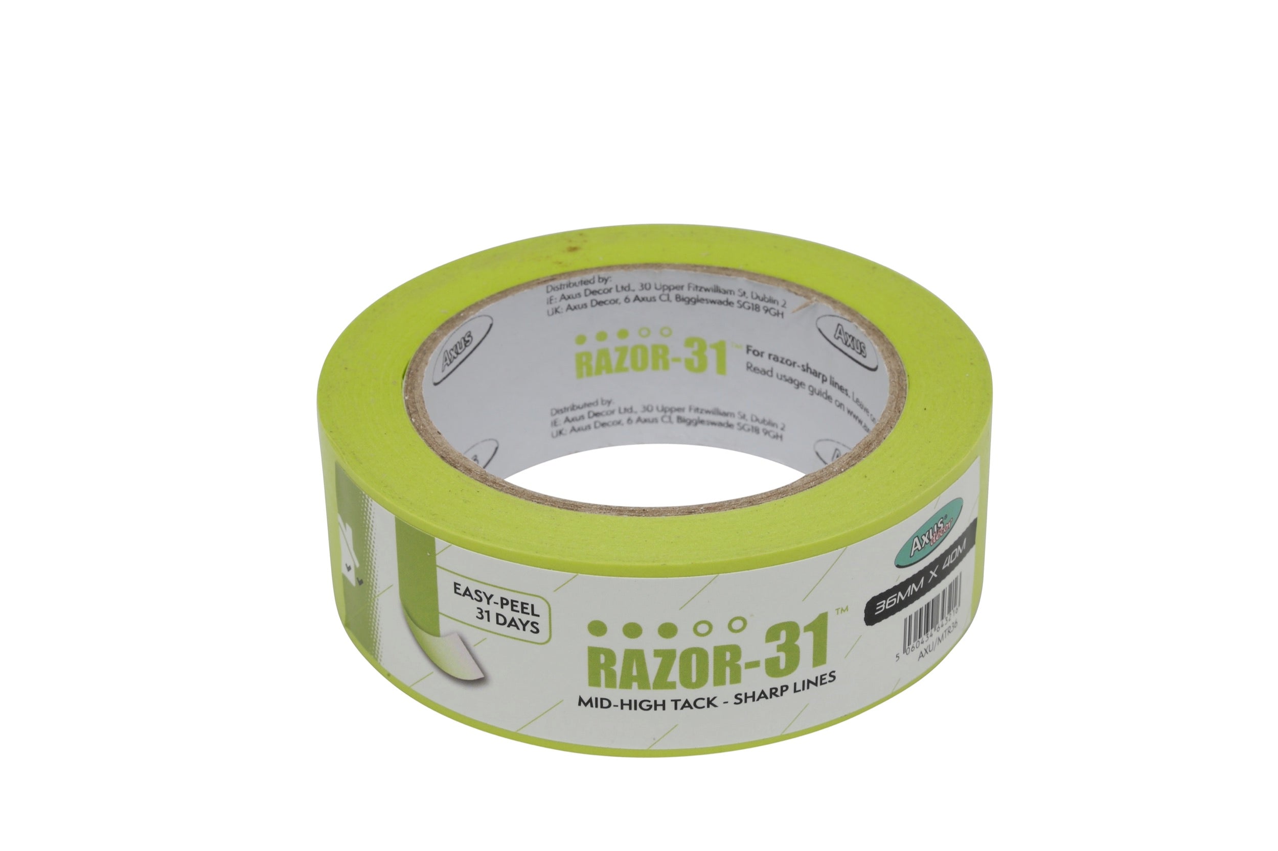 Razor-31 Mid-High Tack Tape 36mm x 40m – ArraTipp