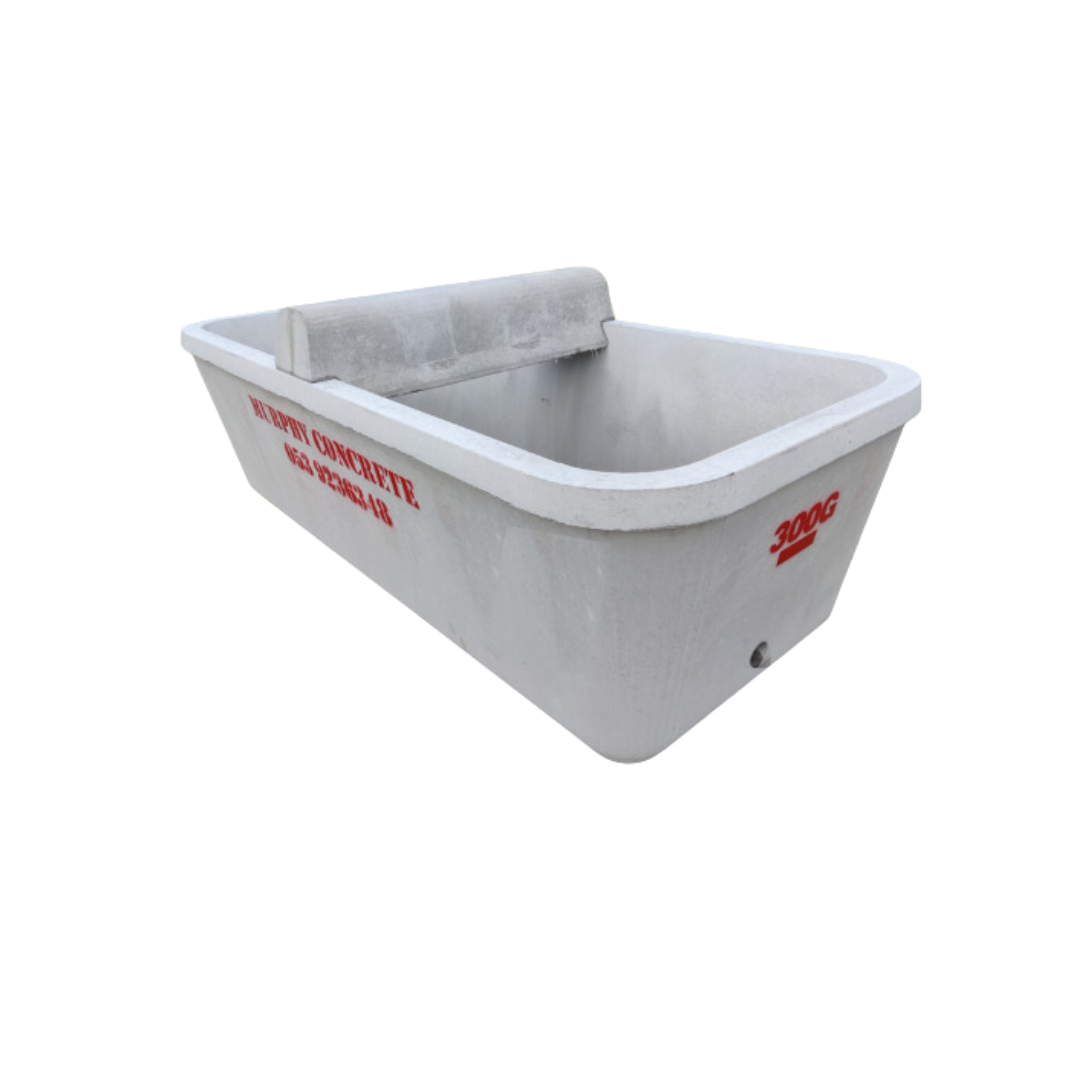 300Gal Concrete Water Trough Murphy Top-Fill – ArraTipp