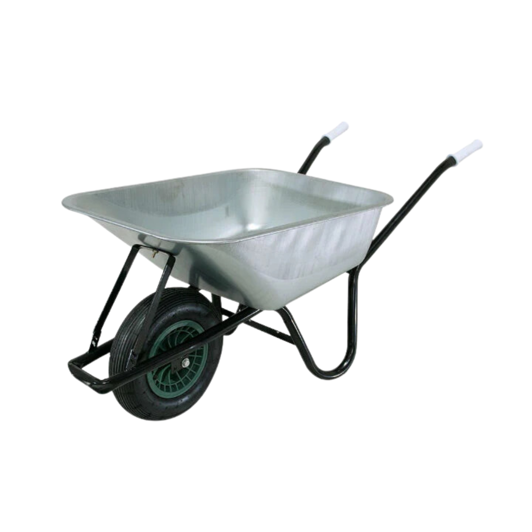 Buildit 100LT Galv Tray Wheelbarrow Galv Frame – Arrabawn